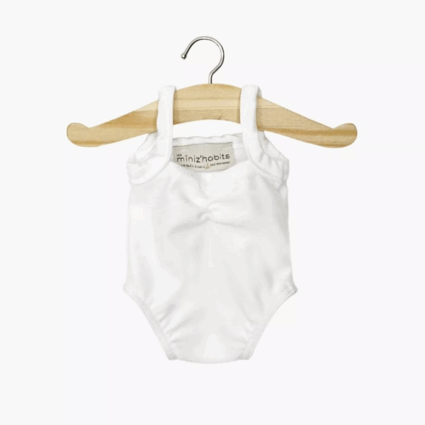justaucorps blanc poupée Minikane