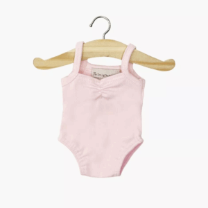justaucorps rose pâle poupée Minikane