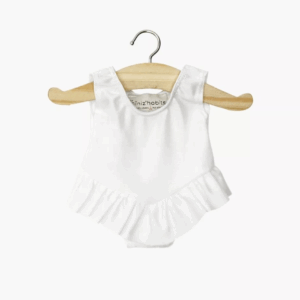 justaucorps volants blanc poupée Minikane