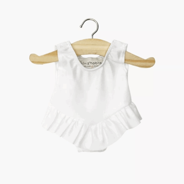 justaucorps volants blanc poupée Minikane