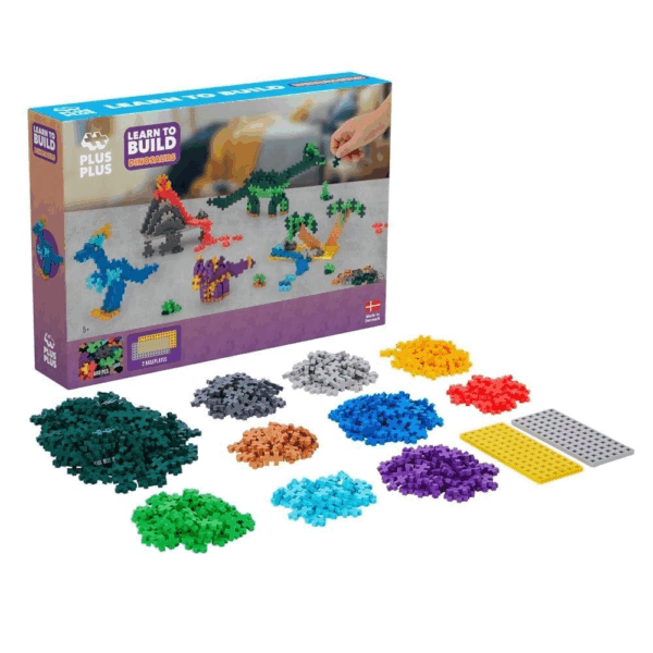 Kit construction dinosaures PlusPlus 600 pièces