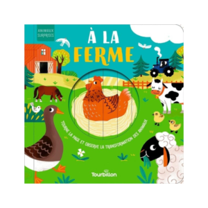 Livre animé ferme bébé Milan images transformées animaux