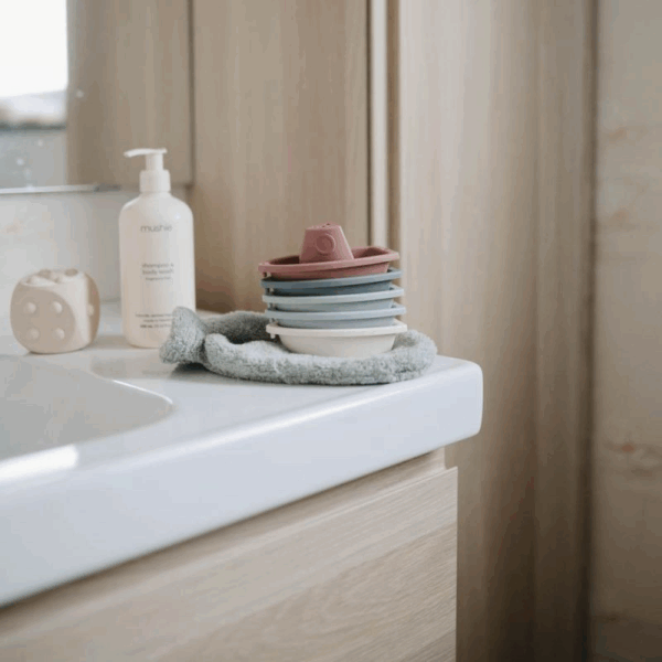 5 jouets de bain bâteaux empilables - Original – Image 5