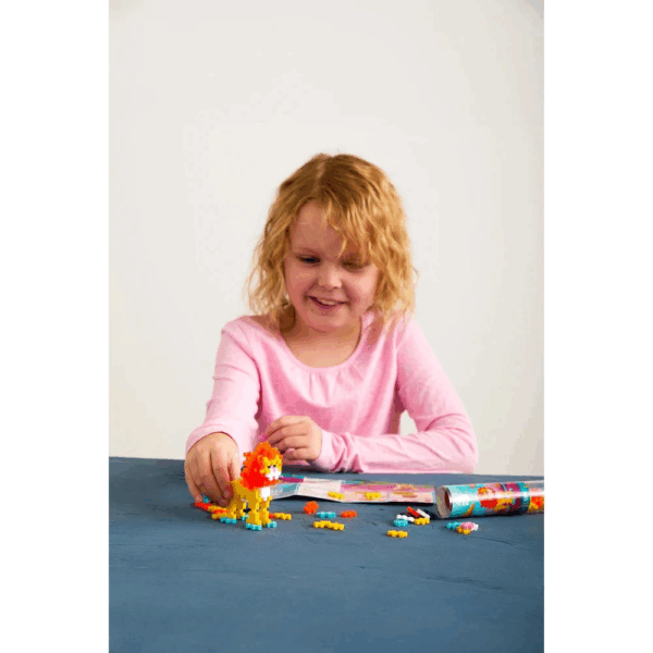 Tube Lion PlusPlus 100 pièces – Kit créatif et éducatif – Image 3