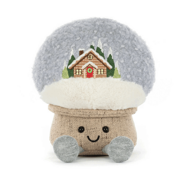 Peluche Amuseables Snow Globe Jellycat – Boule de Noël – Image 2