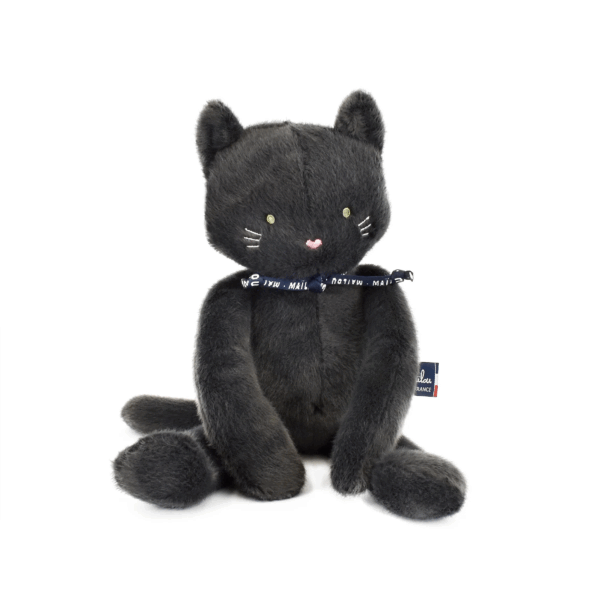 peluche Chat noir Méloé Maïlou artisanale