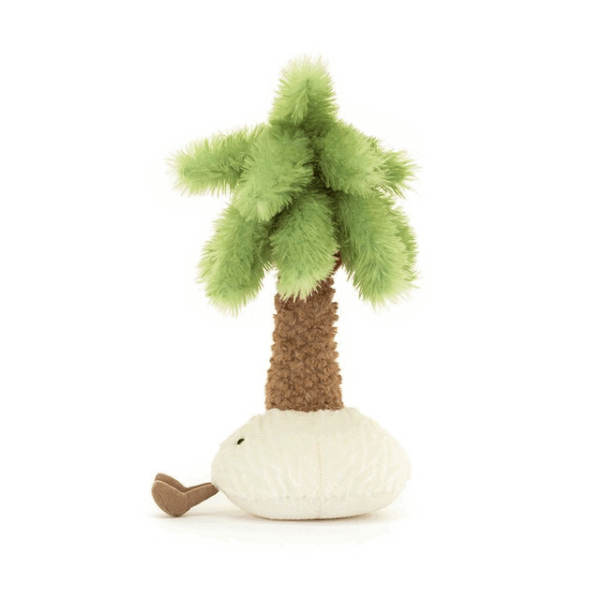 Peluche palmier Jellycat Amuseables Pammie verte et marron
