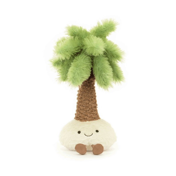 Peluche palmier Jellycat Amuseables Pammie verte et marron