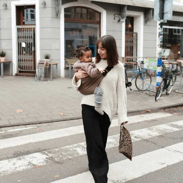 Porte bébé et enfant - Coffee – Image 4