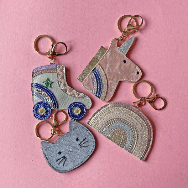 Porte clé arc en ciel Pink Rainbow – Mimi & Lula – Image 2