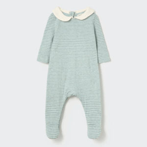 pyjama bébé Milas Misty Blue Double Faced Jersey