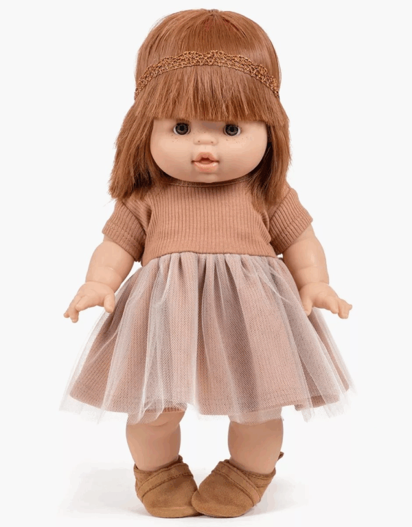 Robe tutu Rosana pour poupée à manches courtes - Cassonade – Image 2