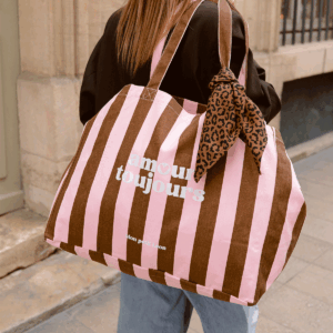 sac-cabas-xxl-mon-petit-leon-rayures-marrons-roses
