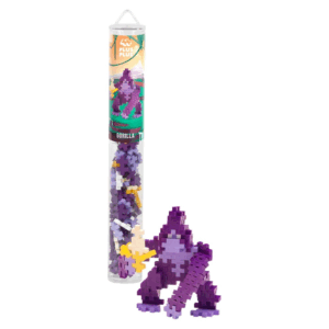 Tube Gorille PlusPlus 100 pièces pour construire un gorille violet