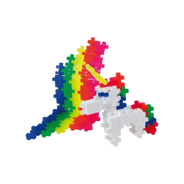Kit créatif PlusPlus 100 pièces pour construire licorne et arc-en-ciel