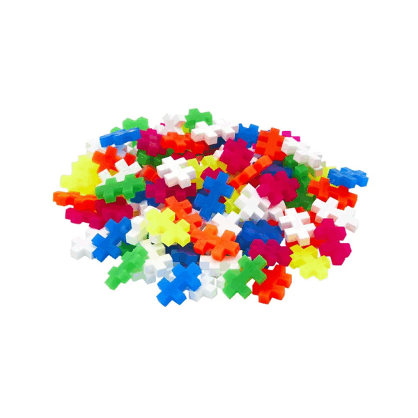Kit créatif PlusPlus 100 pièces pour construire licorne et arc-en-ciel