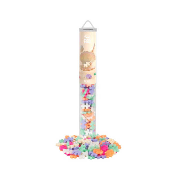 Tube Perle PlusPlus 100 pièces couleurs pastel et nacrées