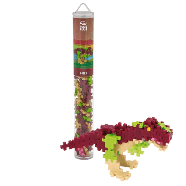 Kit créatif PlusPlus 100 pièces pour construire un T-Rex