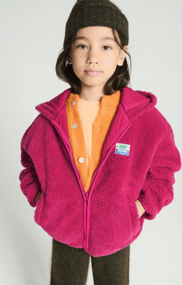 veste enfant Hoktown American Vintage fushia