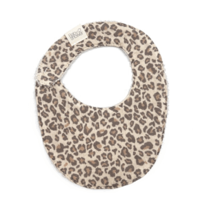 Bavoir bébé coton imprimé léopard Simply Wild Print Babyshower