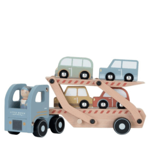 Camion remorqueur en bois Little Dutch avec voitures