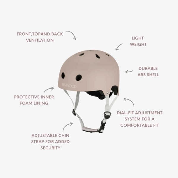 Casque enfant Banwood Eco – Sand – Image 3