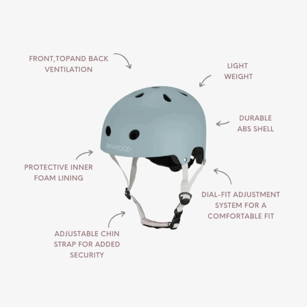 Casque vélo enfant Banwood Eco – Teal – Image 3