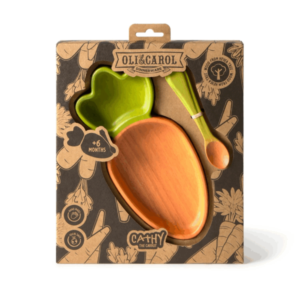 Coffret assiette et cuillère Cathy The Carrot – Oli & Carol – Image 5
