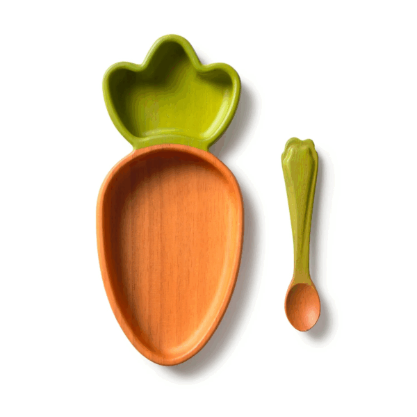 Coffret assiette et cuillère Cathy The Carrot – Oli & Carol – Image 2