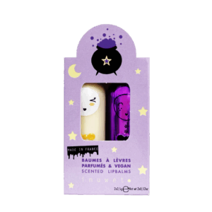 Coffret baumes Halloween Inuwet duo Bouh parfum ananas et milkshake