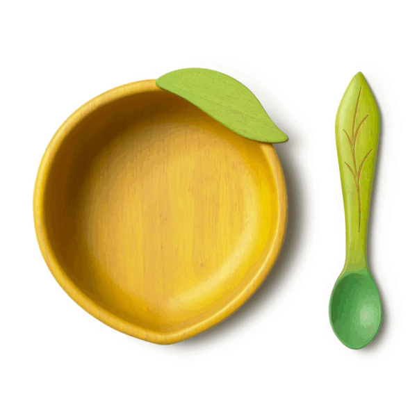 Coffret bol et cuillère Lou The Lemon – Oli & Carol – Image 2
