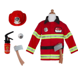 Déguisement pompier enfant avec casque et accessoires Great Pretenders