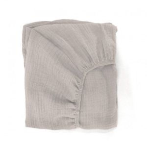 Drap housse lit bébé 140x70 Latte Powder Babyshower