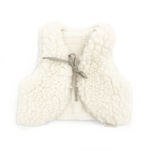 Gilet bébé laine Wooly Babyshower