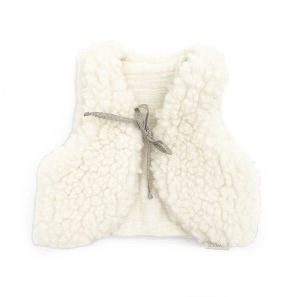 Gilet bébé laine Wooly Babyshower