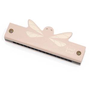 Harmonica bois enfant Label Label couleur Rose