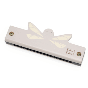 Harmonica enfant bois Label Label couleur Nougat