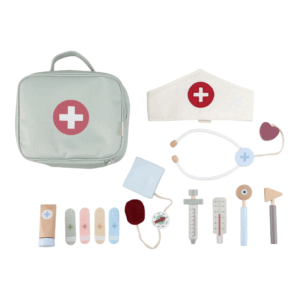 Mallette de docteur en bois Little Dutch avec accessoires médicaux