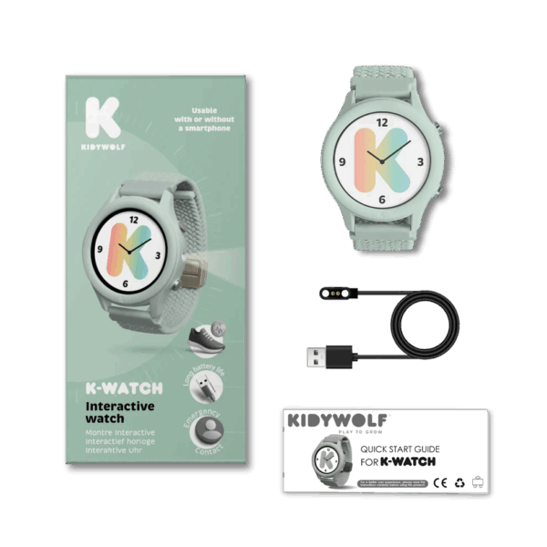 K-Watch Montre enfant interactive verte – Kidywolf – Image 7