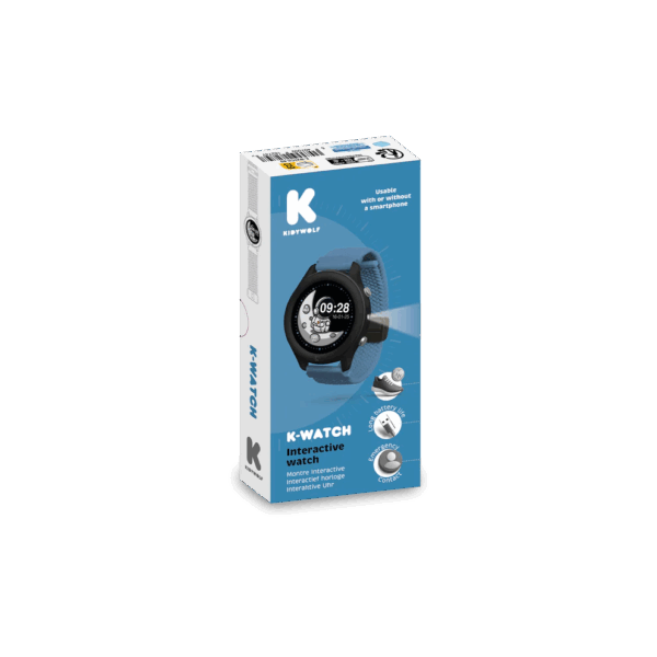 K-Watch Montre interactive enfant bleue – Kidywolf – Image 3