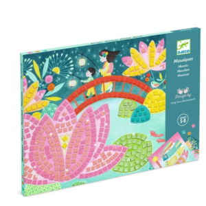 Coffret Mosaïques Kyoto Djeco avec cartes et stickers pailletés