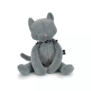 Peluche chat bleu gris Méloé Mailou