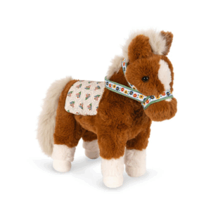 Peluche cheval bébé Fiona Konges Slojd avec bride et selle