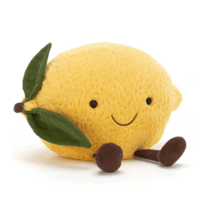 Peluche citron Amuseables de la marque Jellycat