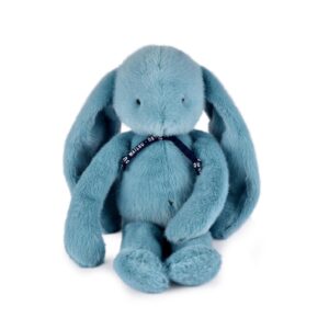 Peluche lapin bleu Méloé 37 cm de Maïlou Tradition