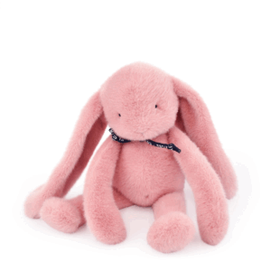 Peluche lapin rosé Méloé 37 cm Maïlou Tradition
