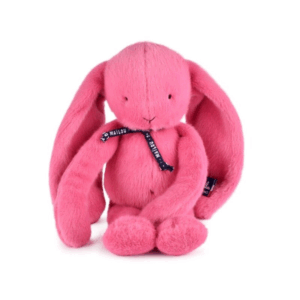Peluche lapin rose Méloé 37 cm de Maïlou Tradition