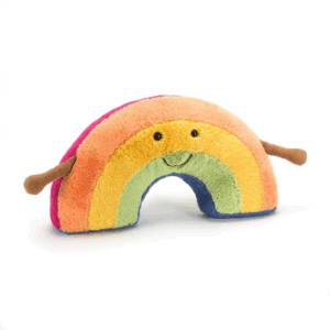 Peluche Rainbow Amuseables Jellycat colorée et douce