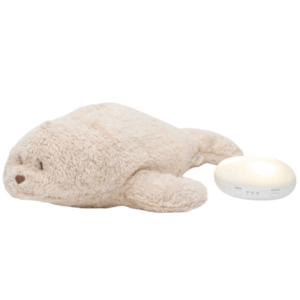 Peluche veilleuse phoque nature bio couleur sable Moonie