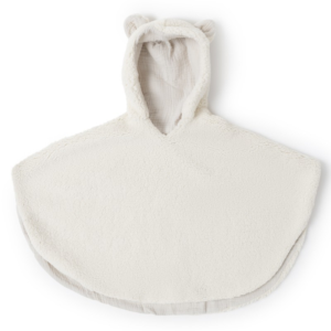 poncho polaire bébé Teddy Mouton Babyshower 68x78 cm